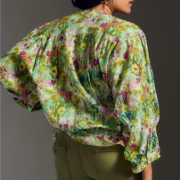 Anthropologie the Sidney batwing blouse by pilcro - Picture 2 of 7